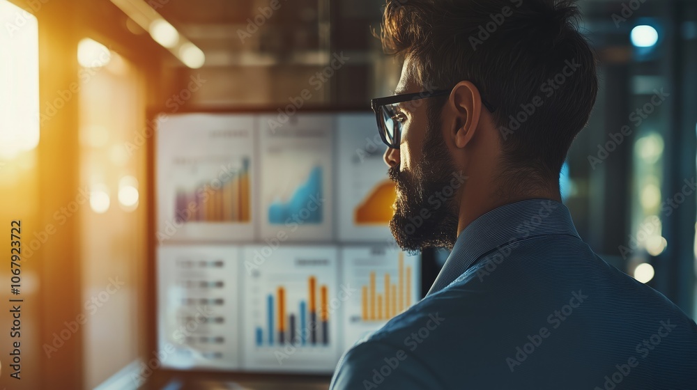 Business Professional in Modern Office Environment Business Professional in Modern Office Environment