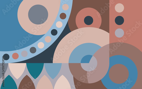 colorful abstract art for wall decoration
