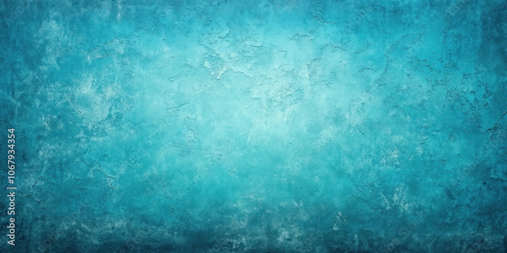 Obraz premium Textured Turquoise Background with Subtle Gradients and Rough Surface