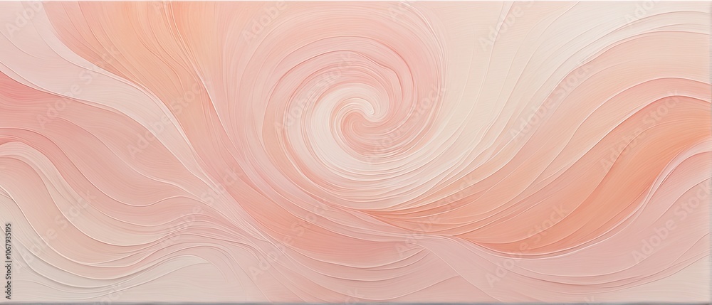 Abstract Swirling Pattern in Soft Peach Tones Abstract Swirling Pattern in Soft Peach Tones