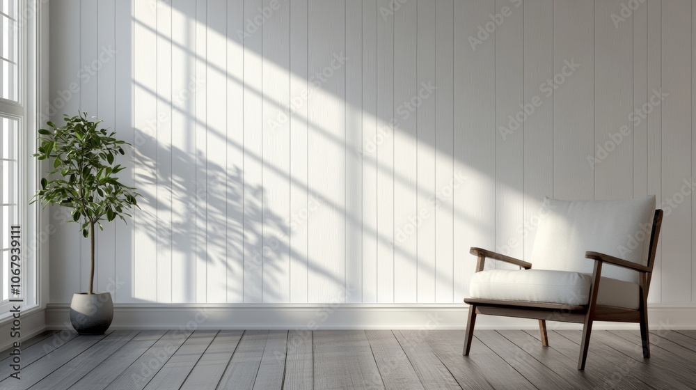 beautiful studio with natural lighting with chair in the background beautiful studio with natural lighting with chair in the background