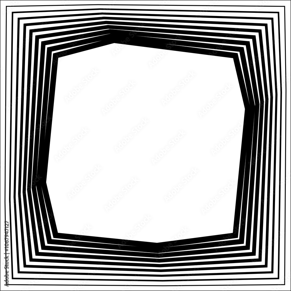 Square blend line effect geometric shapes. Gradient frames Square blend line effect geometric shapes. Gradient frames