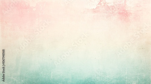 Abstract Watercolor Background with Pink and Green Gradient