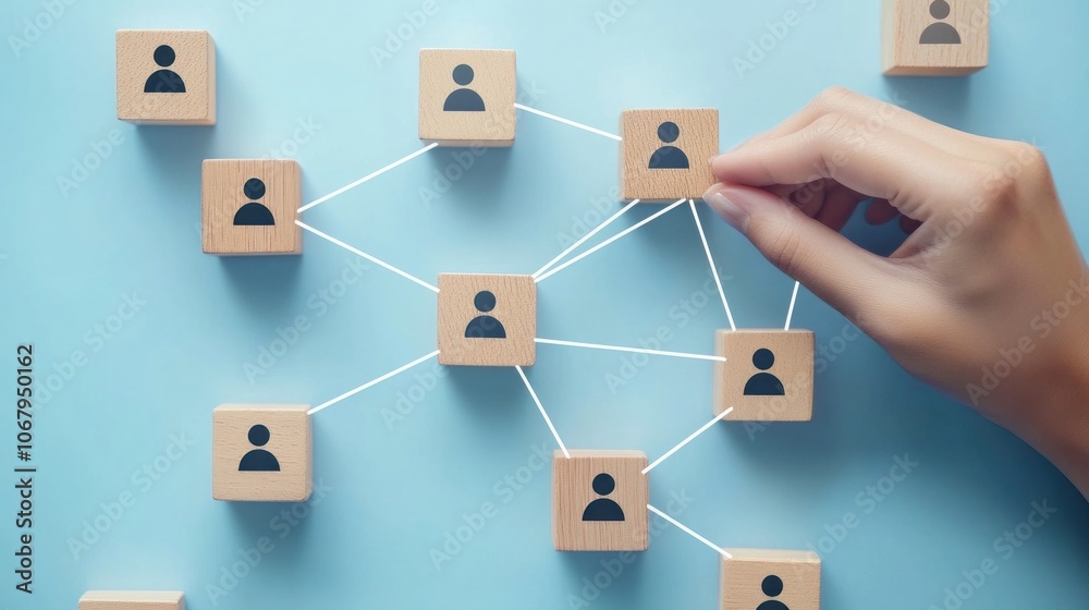 Connecting People Through a Network of Wooden Blocks Connecting People Through a Network of Wooden Blocks