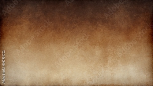 Dark brown and tan rustic watercolor grunge texture background