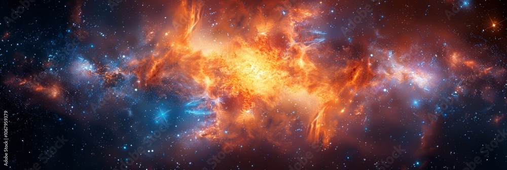 A detailed view of a supernova remnant with bright colors and complex patterns, isolated on a black background. Suitable for themes of space, AI Generative A detailed view of a supernova remnant with bright colors and complex patterns, isolated on a black background. Suitable for themes of space, AI Generative