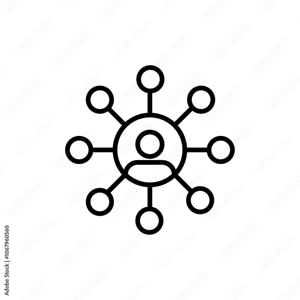 Affiliate marketing icon Outline vector for web ui Affiliate marketing icon Outline vector for web ui
