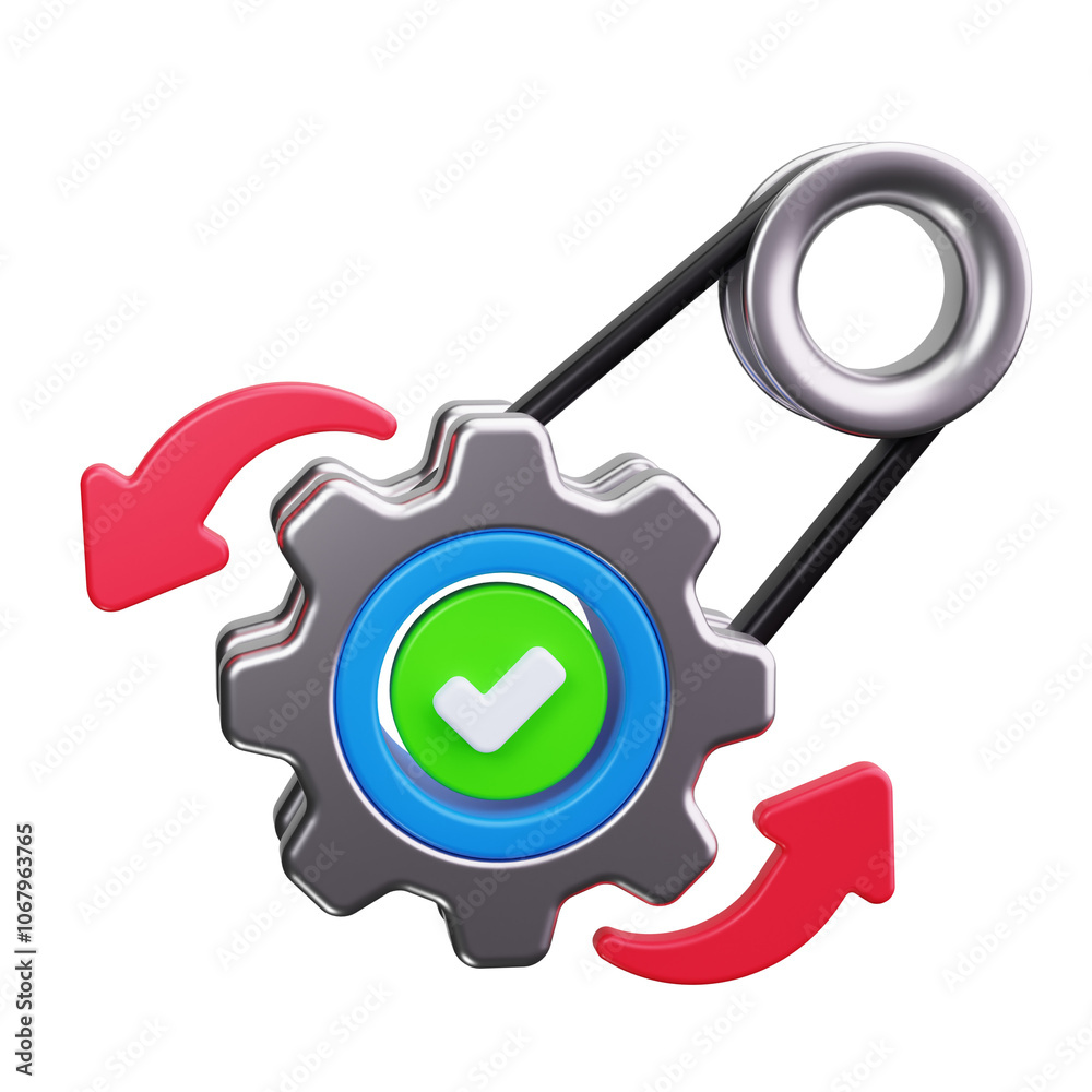 timing belt 3d Render Icons timing belt 3d Render Icons