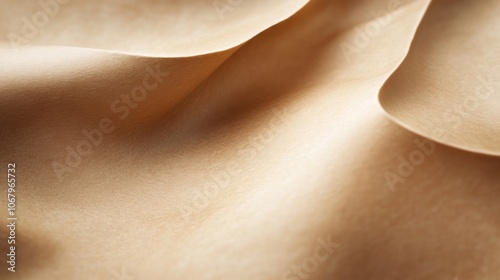 Smooth Light Brown Kraft Paper Texture. - ai
