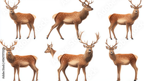 image of spotted deer in a serene nature setting