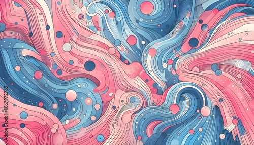 Pink and blue backgrounds abstract pattern.