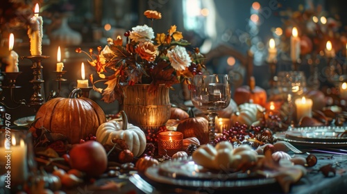 Autumnal Table Setting