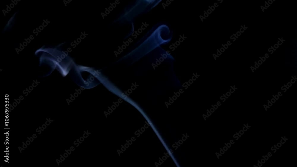 Smoke effect with black screen Smoke effect with black screen