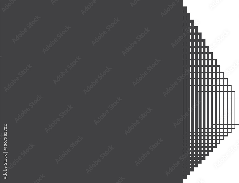 Square black gradient frame with blended line effect. Geometric shape Square black gradient frame with blended line effect. Geometric shape