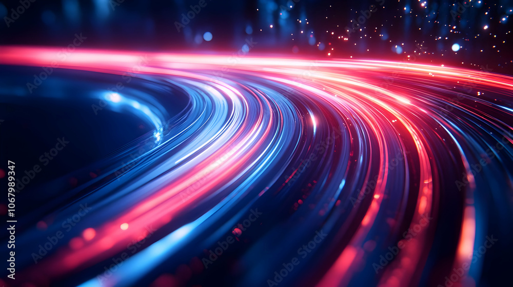 Abstract Background with Red and Blue Lines Abstract Background with Red and Blue Lines