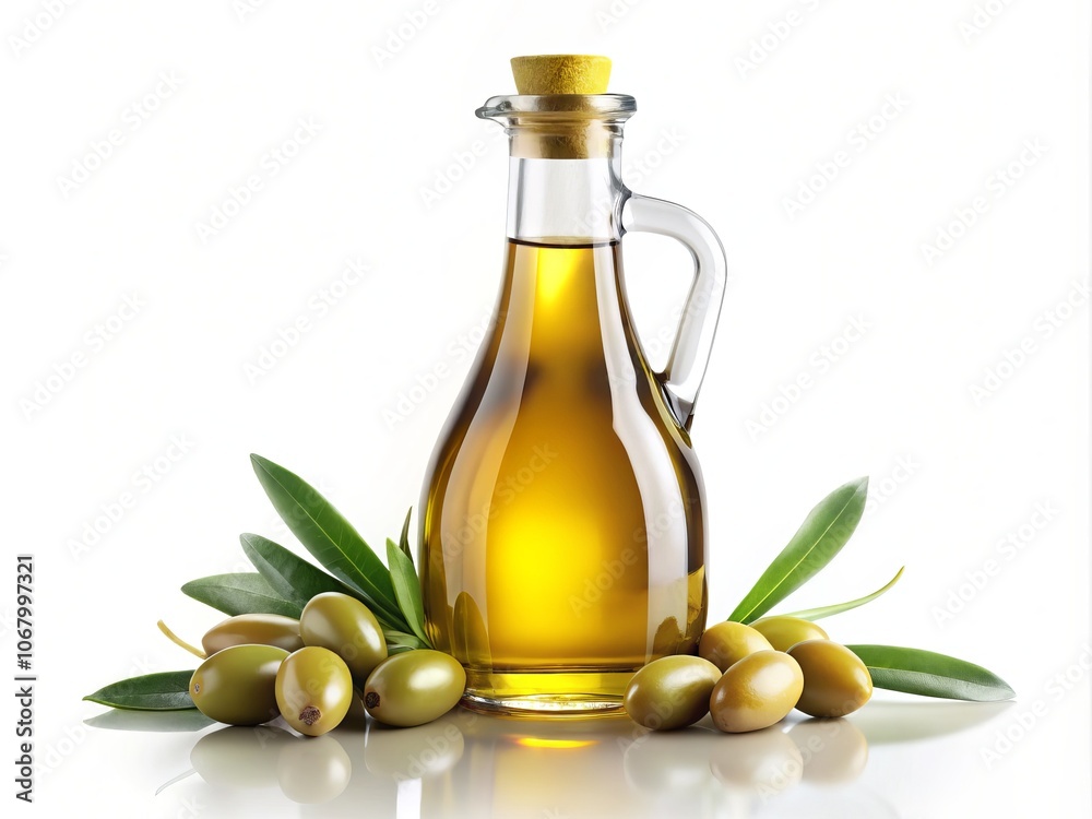 High-Quality Olive Oil Bottle Isolated on White Background for Culinary Use, Health Benefits, and Gourmet Cooking - Perfect for Food Photography and Kitchen Decor High-Quality Olive Oil Bottle Isolated on White Background for Culinary Use, Health Benefits, and Gourmet Cooking - Perfect for Food Photography and Kitchen Decor