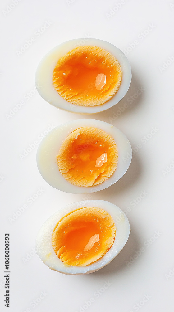 photo realistic of boiled egg. boiled egg on white background photo realistic of boiled egg. boiled egg on white background
