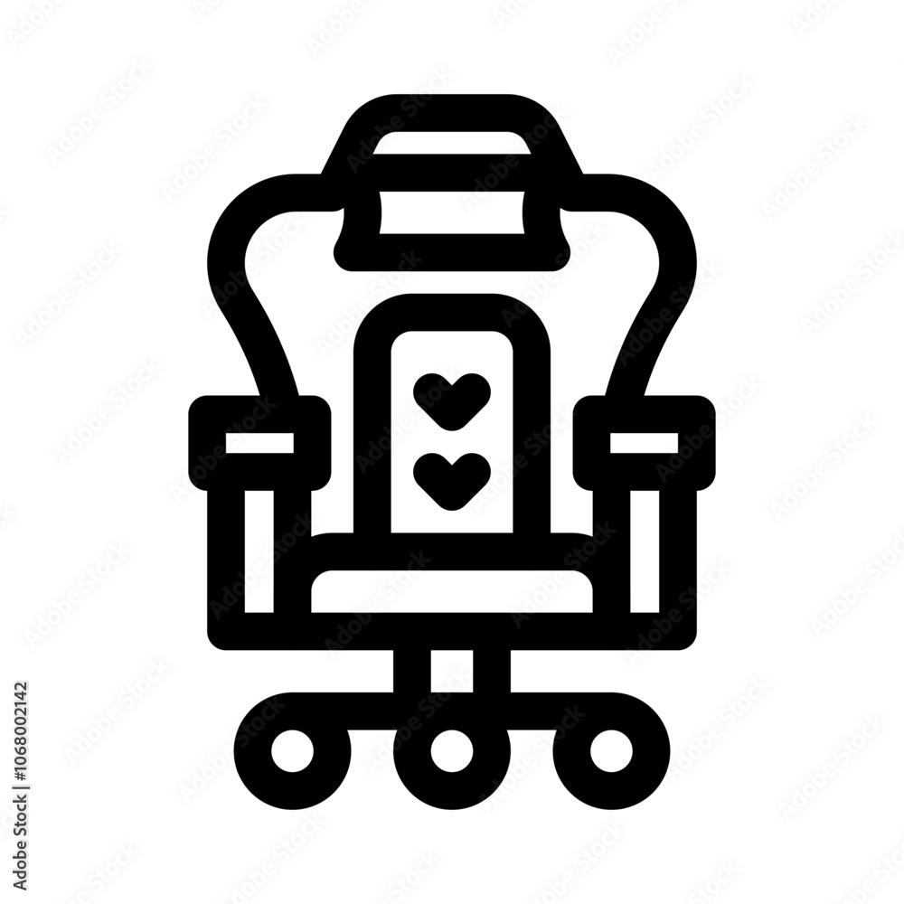 Gaming Chair Icon Gaming Chair Icon