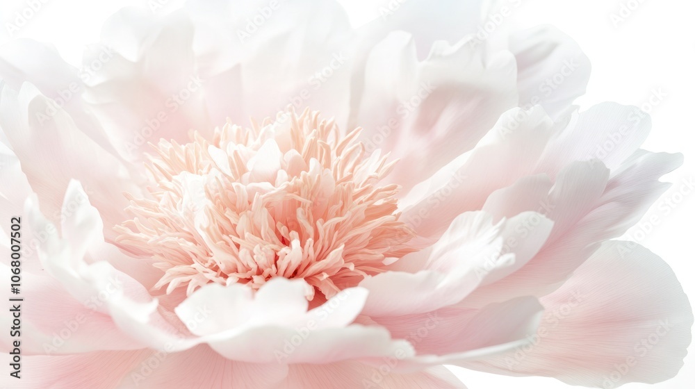 Delicate Pink Peony Blossom Delicate Pink Peony Blossom