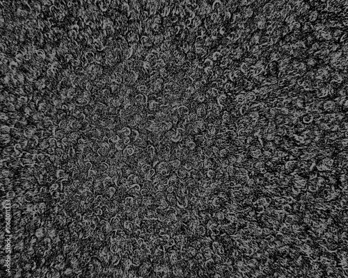 Boucle plush fabric high detail close up unsaturated for textured blending layer  photo