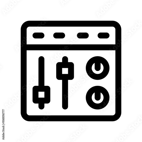 Audio Mixer Icon