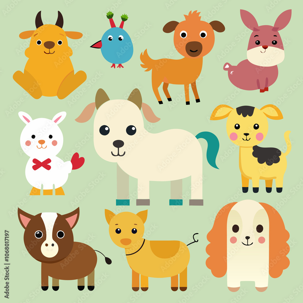 set of animals set of animals