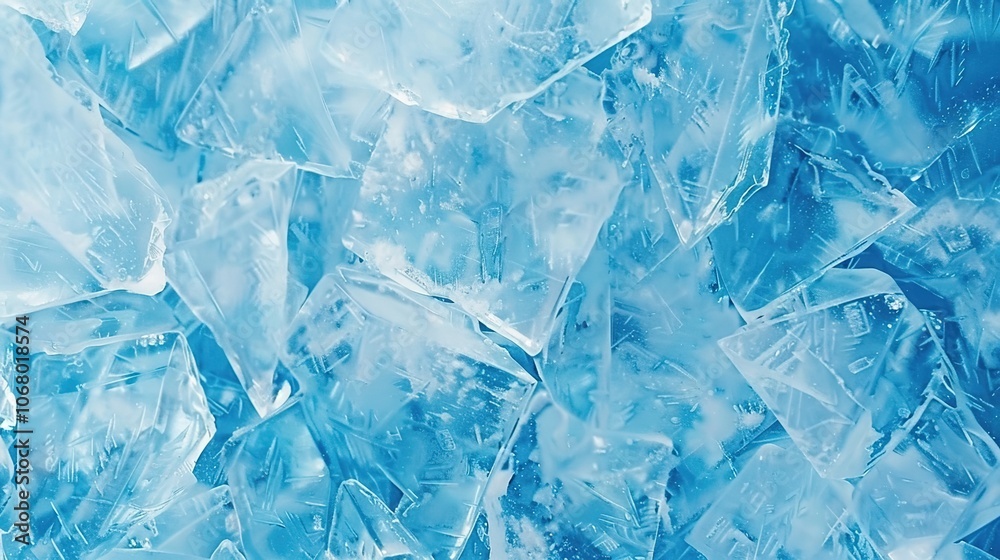 Stunning Geometric Blue Ice Texture Background: A Cool Vision of Beauty Stunning Geometric Blue Ice Texture Background: A Cool Vision of Beauty