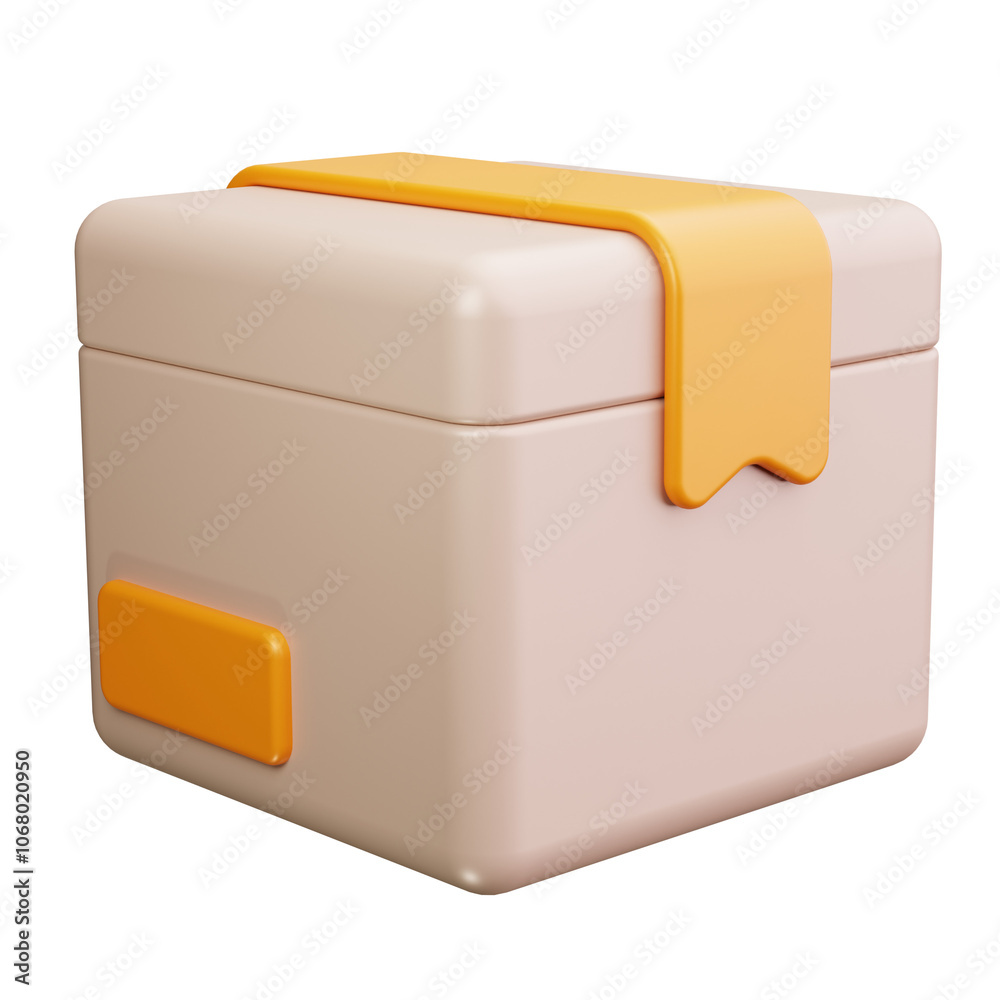 Parcel Box 3d Render Icons Parcel Box 3d Render Icons