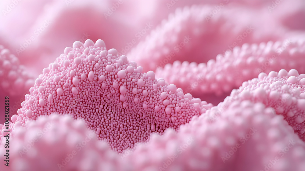 Abstract 3D Pink Bubble Background Abstract 3D Pink Bubble Background