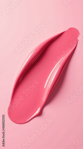 Vibrant Lip Color Showcase on Soft Blush Backdrop