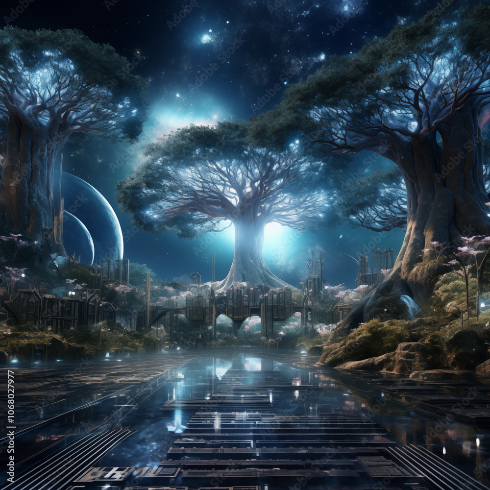 Obraz premium Fantastic forest