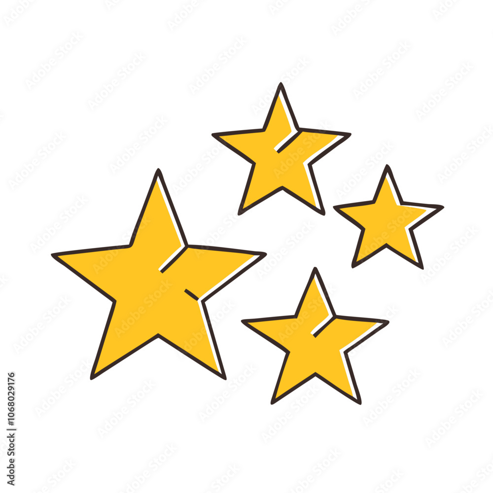 set of stars vector art, flat illustration stars icon set of stars vector art, flat illustration stars icon