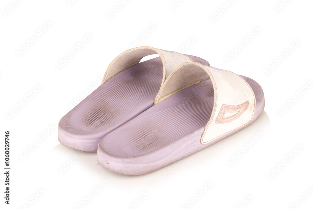 sandals color purple isolated on white background sandals color purple isolated on white background