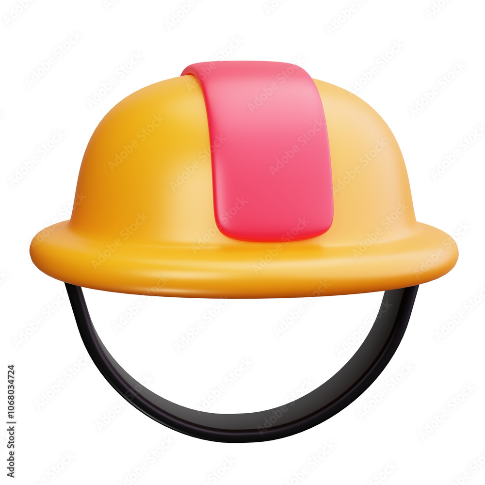 Fototapeta premium Hard Hat Icon 3d Render Icons
