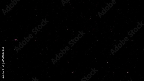 Fly forwarding animation with dark background