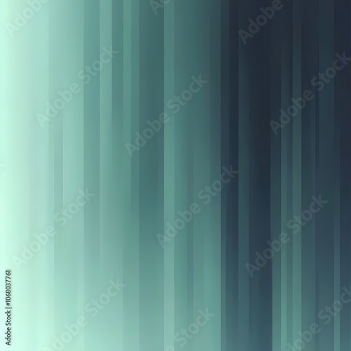 A serene abstract pattern featuring vertical stripes in varying shades of teal and dark blue, creating a calming and modern visual effect.