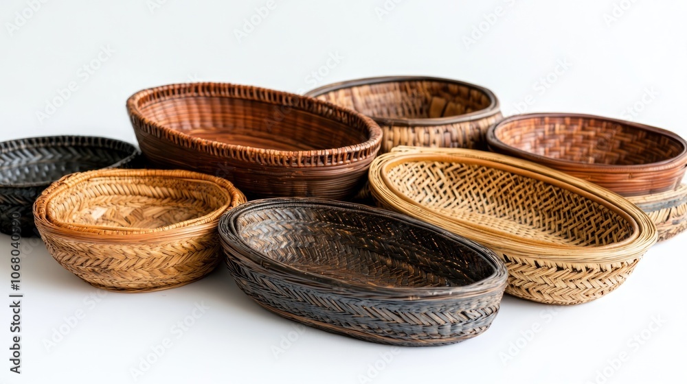 Wicker Baskets, Woven Home Decor Wicker Baskets, Woven Home Decor