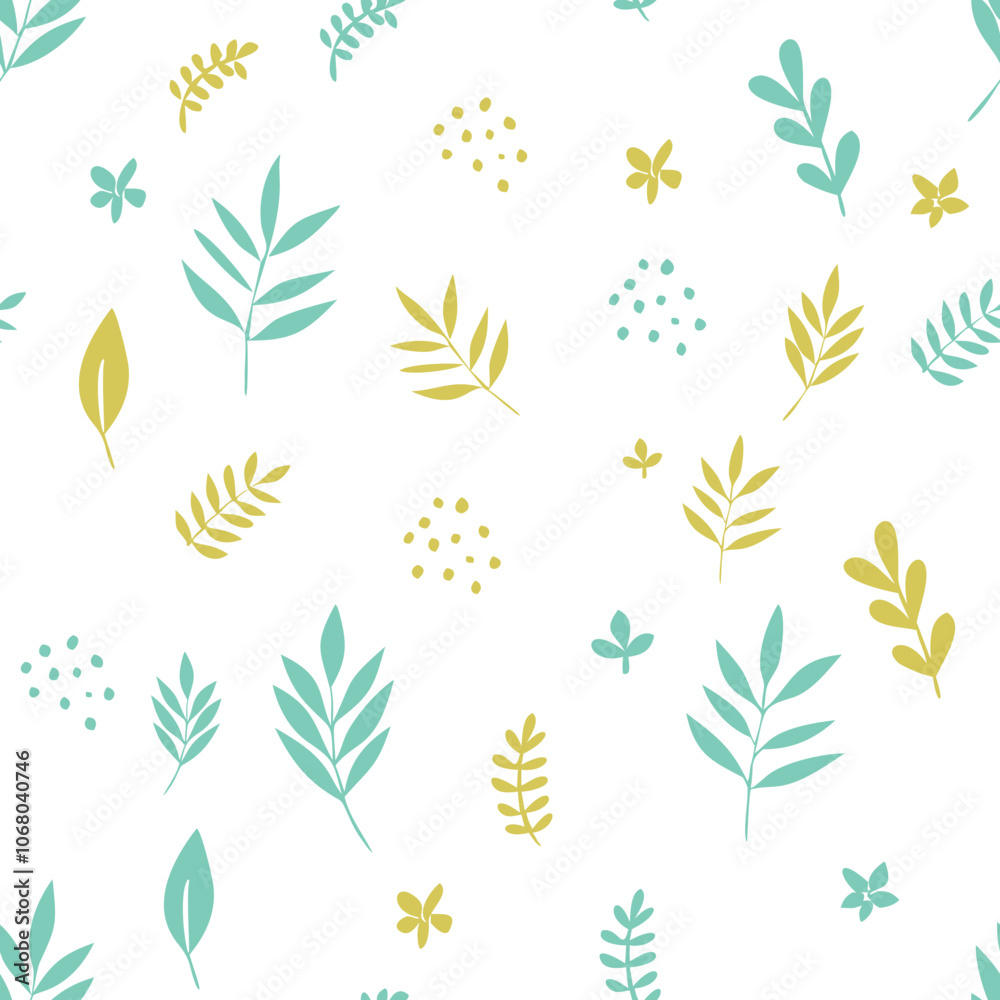 seamless pattern with flowers