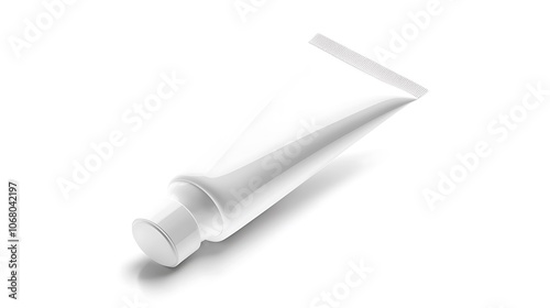 Three White Tubes Mockup