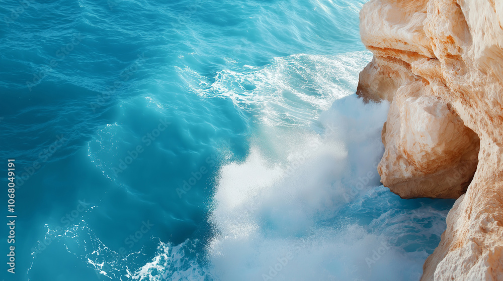 a rocky coastline with waves crashing against the cliffs a rocky coastline with waves crashing against the cliffs