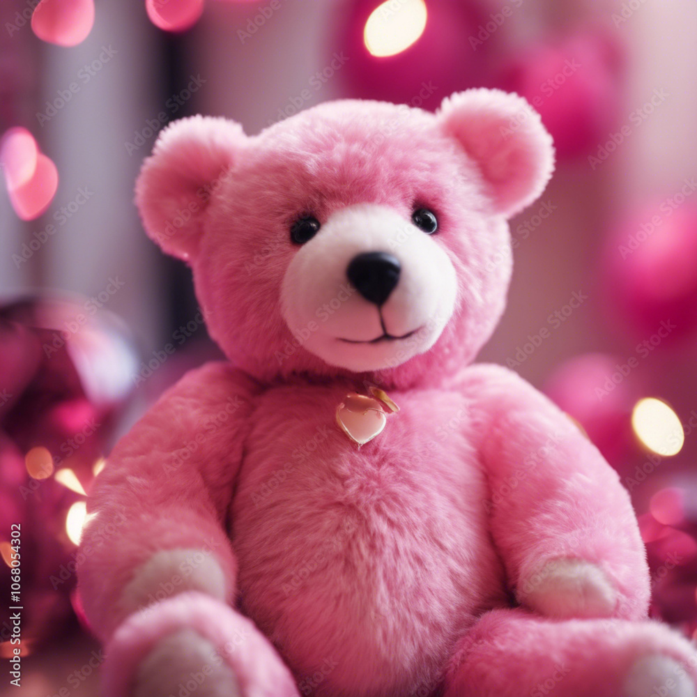 Fototapeta premium Pink Teddy Bear