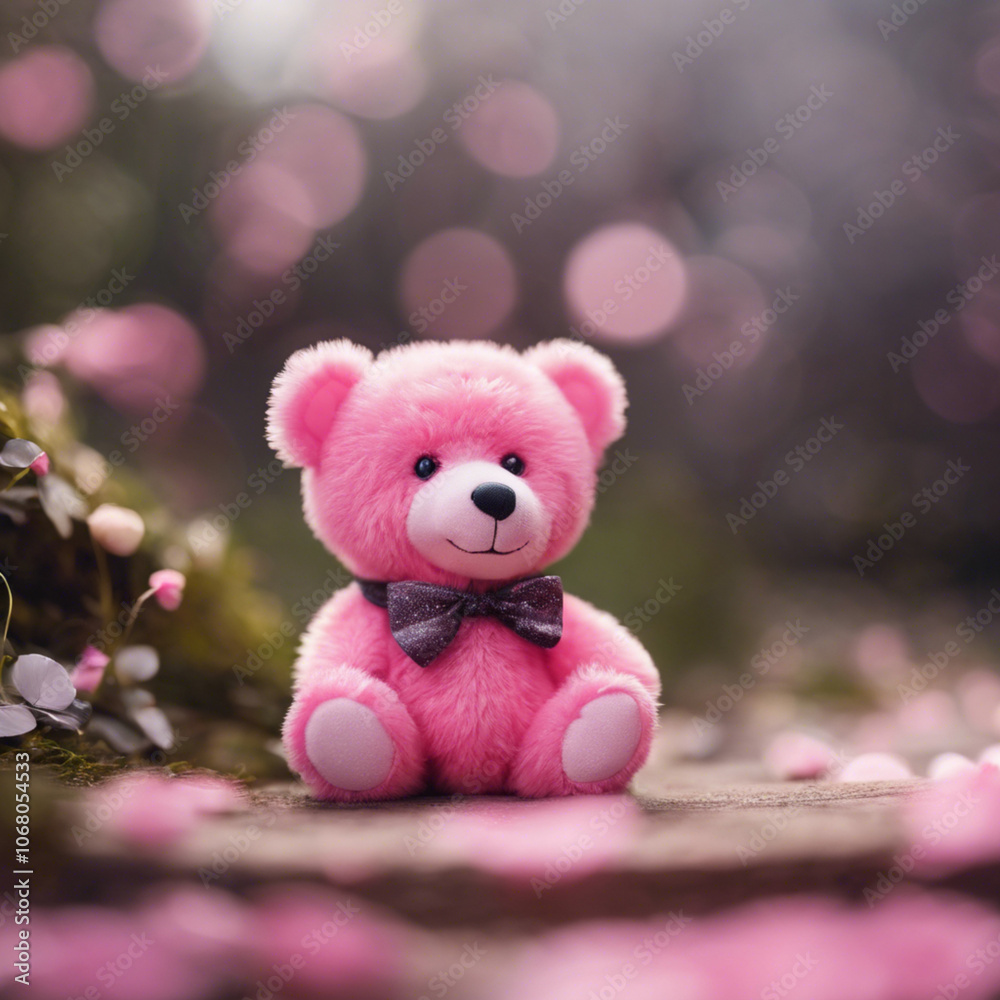 Fototapeta premium Pink Teddy Bear