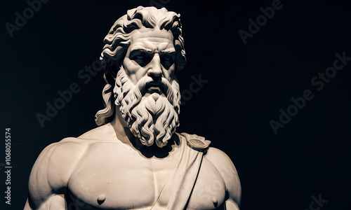 ZEUS - god of sky and thunder. photo