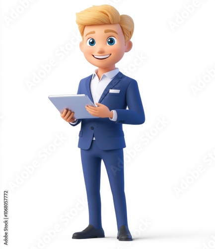 Businessman with Tablet.