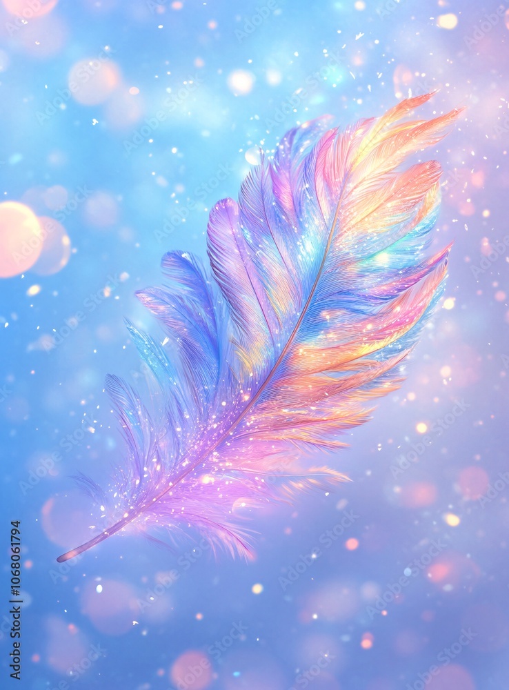 Obraz premium background with feathers
