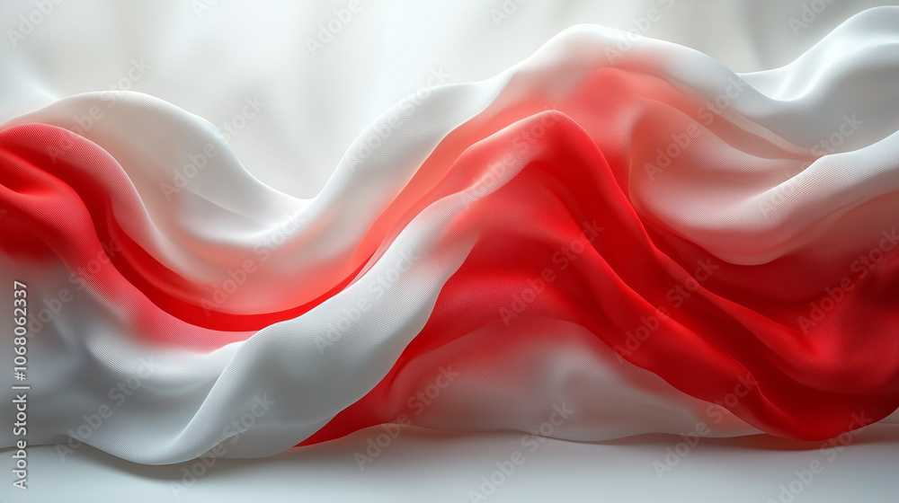 England flag colors silk background