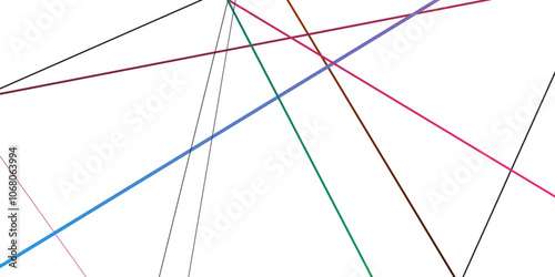 Abstract Colourful geometric Luxury premium line pattern on a transparent background.Vector illustration.