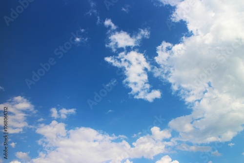 white cloud with blue sky background