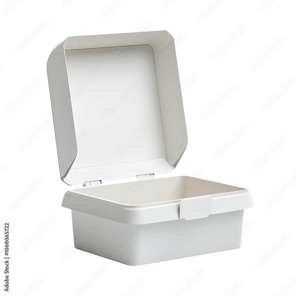 Empty White Cardboard Box Empty White Cardboard Box