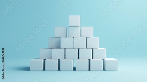 White Cube Pyramid.